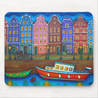 Colours of Amsterdam Mouse Pad by Lisa Lorenz