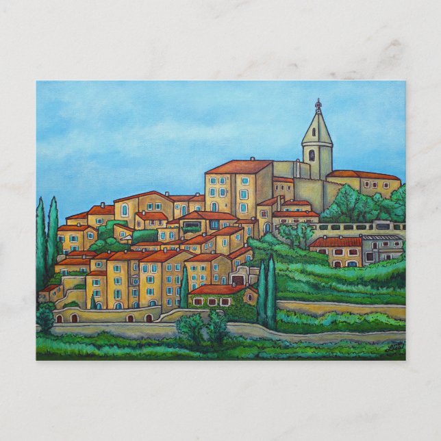 Colours of Crillon-le-Brave, Provence Postcard (Front)