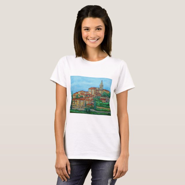 Colours of Crillon-le-Brave, Provence T-shirt (Front Full)