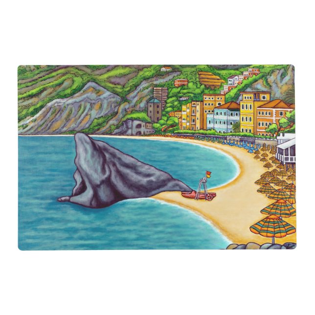 Colours of Monterosso Laminated Placemat (Front)