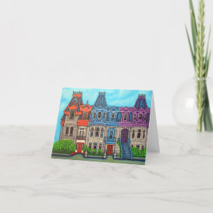 Colours of Montreal Greeting Card