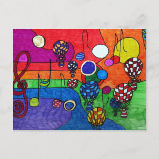 Colours of Music Postcard