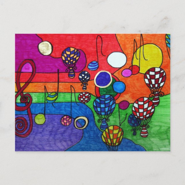 Colours of Music Postcard (Front)