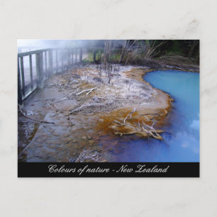 Colours of Nature, New Zealand, Thermal Wonders Postcard