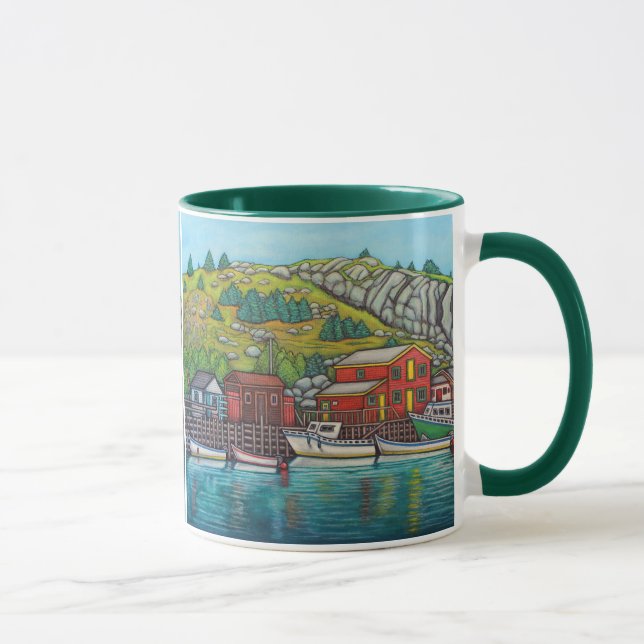 Colours of Quidi Vidi, Newfoundland Mug (Right)