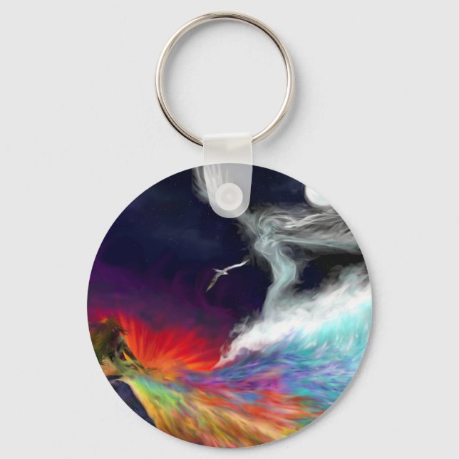 Colours of the Imagination - Rainbow keychain (Front)