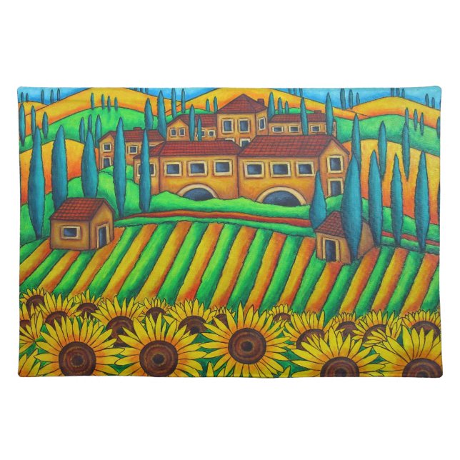 Colours of Tuscany American MoJo Placemat (Front)