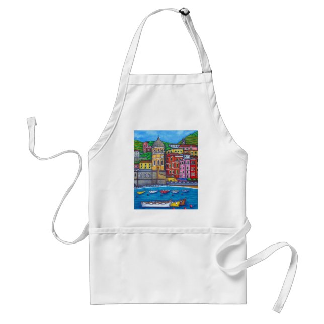 Colours of Vernazza Cinque Terre Apron (Front)