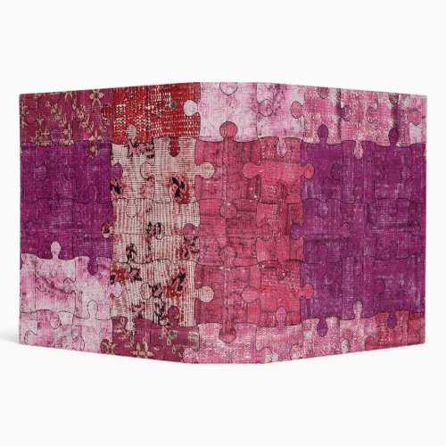 Colours Texture Puzzle Binder