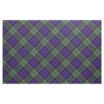 Colquhoun Clan Plaid Scottish Tartan Fabric by TheTartanShop at Zazzle
