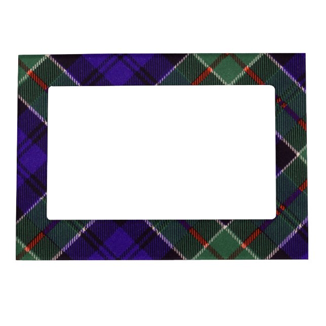 Colquhoun clan Plaid Scottish tartan Magnetic Photo Frame (Front)
