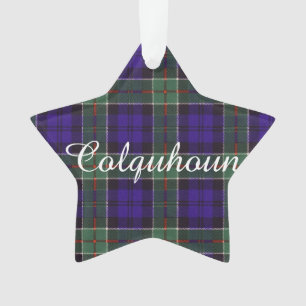 Colquhoun clan Plaid Scottish tartan Ornament