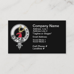 Colquhoun Crest Badge Business Card