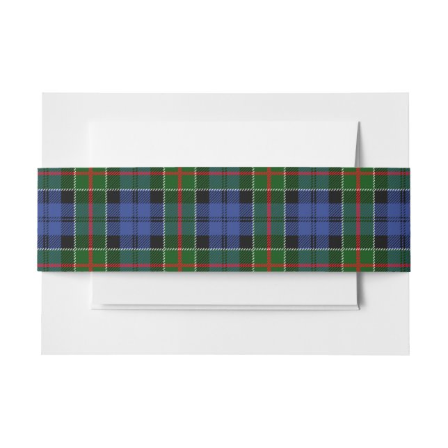 Colquhoun Scottish Tartan Belly Band (Front Example)