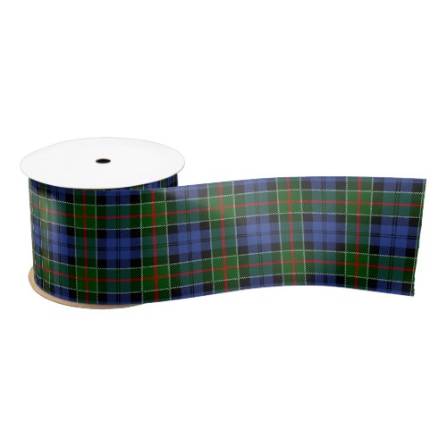 Colquhoun Scottish Tartan Pattern Satin Ribbon