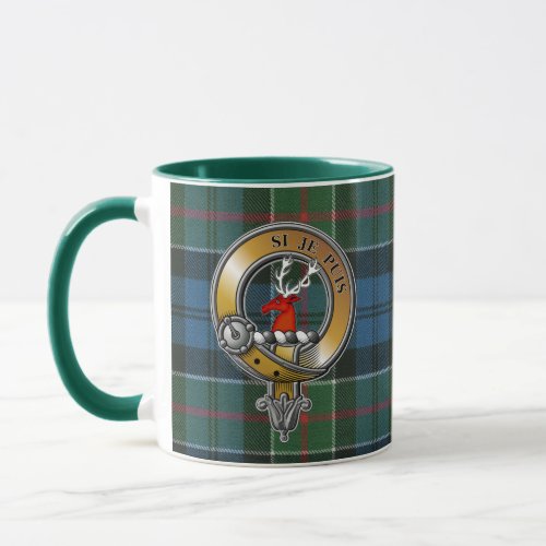 Colquhoun Tartan  Badge Mug