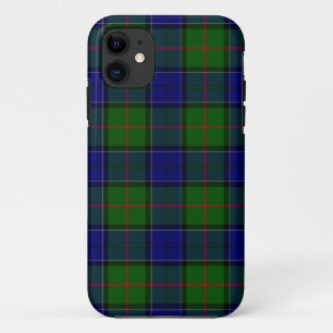 Colquhoun tartan blue green plaid iPhone 11 case