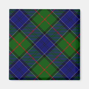 Colquhoun tartan blue green plaid magnet