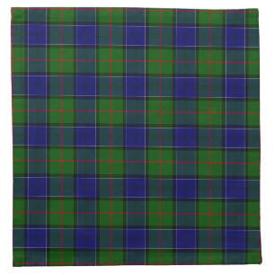 Colquhoun tartan blue green plaid napkin
