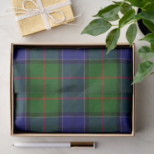 Colquhoun tartan blue green plaid tissue paper