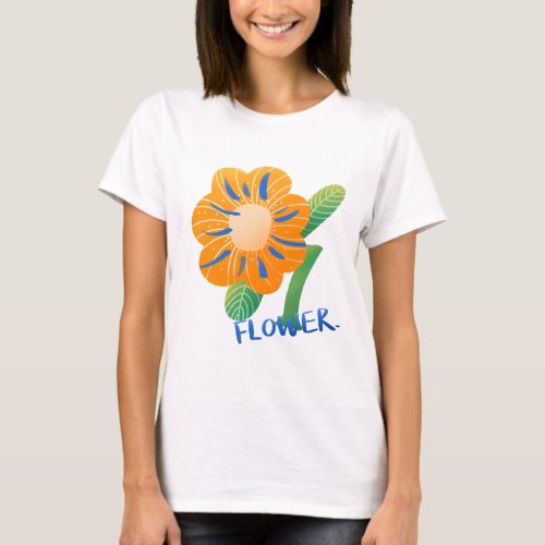 Colroful Flower T_Shirt