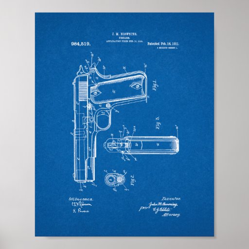 colt 1911 blueprint