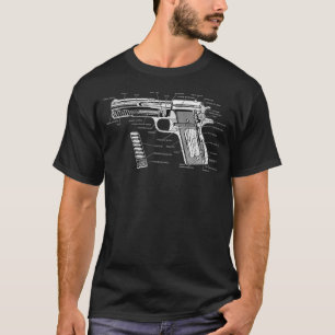 Colt 1911 Parts Diagram  T-Shirt