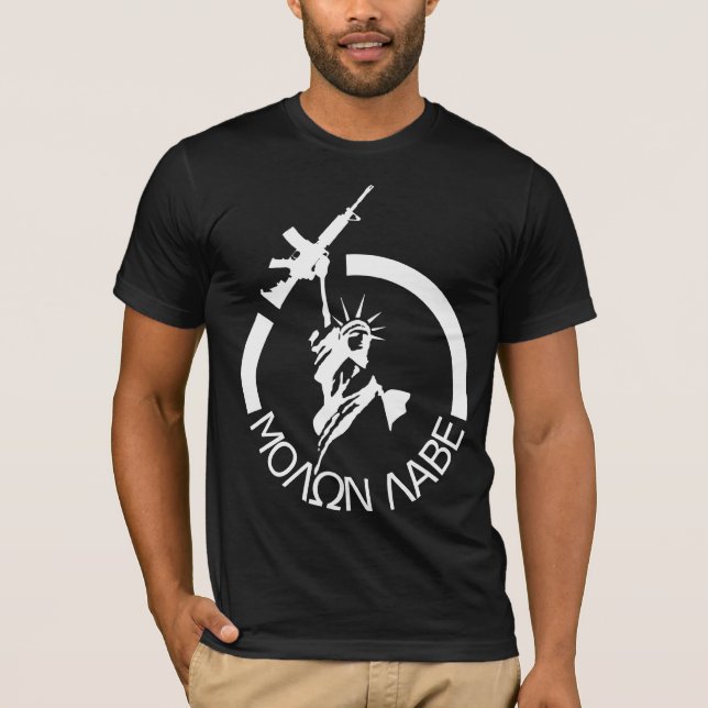 Colt M4A2 - MOLON LABE T-Shirt (Front)