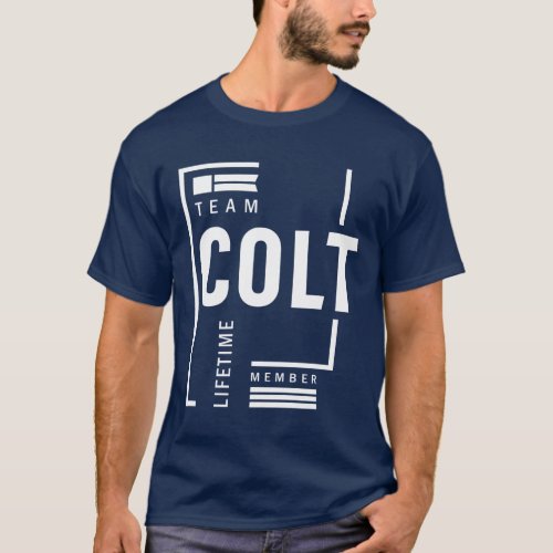 Colt Personalized Name Birthday Gift T_Shirt