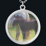 colt silver plated necklace<br><div class="desc">pony necklace</div>