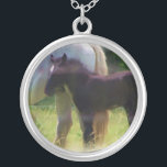 colt silver plated necklace<br><div class="desc">pony necklace</div>