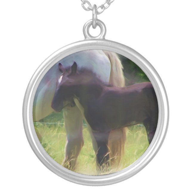 colt silver plated necklace (Front)