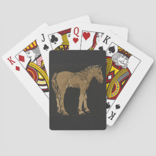 Colt - Square Animals Illustration Poker Cards