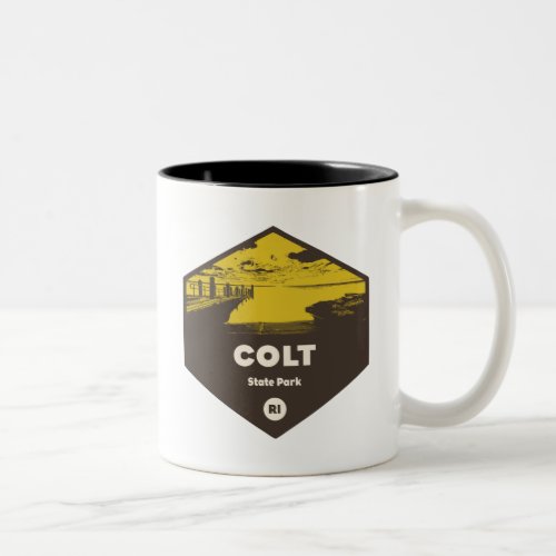 Colt State Park Rhode Island Two_Tone Coffee Mug