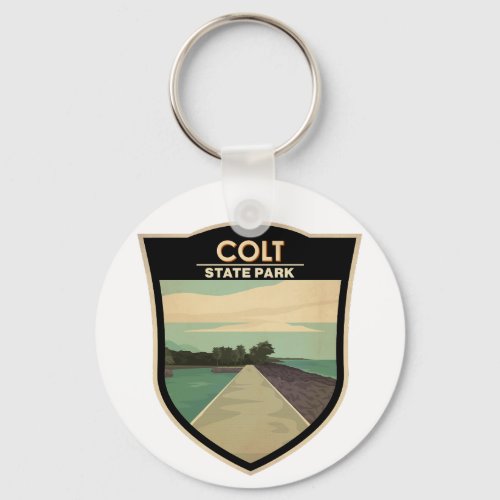 Colt State Park Rhode Island Vintage Keychain