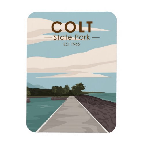 Colt State Park Rhode Island Vintage  Magnet
