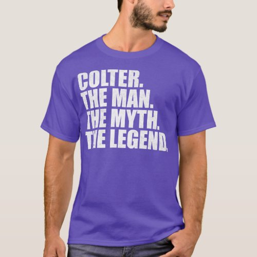 ColterColter Name Colter given name T_Shirt