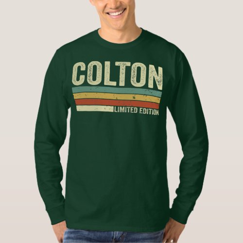 Colton Gift Name Personalized Funny Retro Vintage T_Shirt