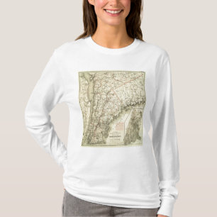 Colton's Driving and Wheeling Map of the US 2 T-Shirt