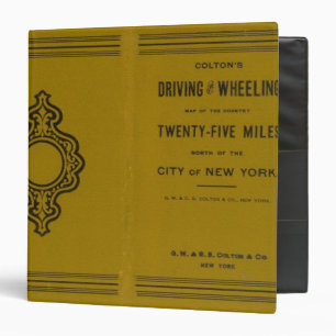Colton's Driving and Wheeling Map of the US 3 Ring Binder