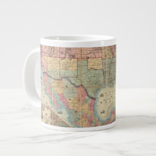 Colton's Railroad And Military Map Large Coffee Mug