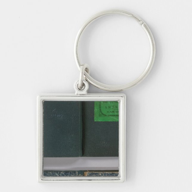 Colton's Railroadand County Map, United States Keychain (Front)