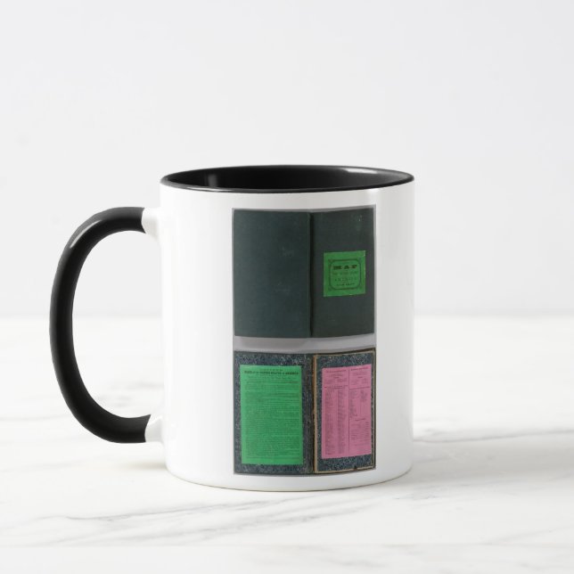 Colton's Railroadand County Map, United States Mug (Left)