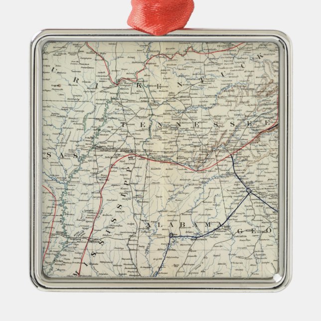 Colton's US section Metal Ornament (Front)