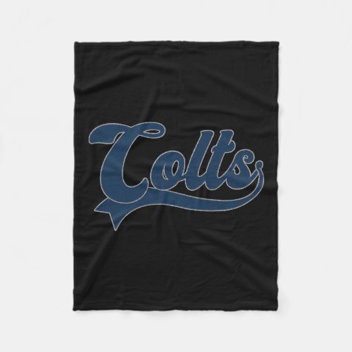 Colts Name Vintage Retro Gift Men Women Boy Girl 1 Fleece Blanket