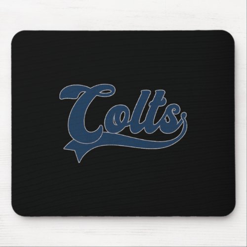 Colts Name Vintage Retro Gift Men Women Boy Girl 1 Mouse Pad