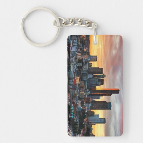 Columbia center and downtown Seattle Seattle Keychain