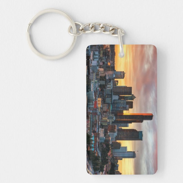 Columbia center and downtown Seattle, Seattle Keychain (Front)