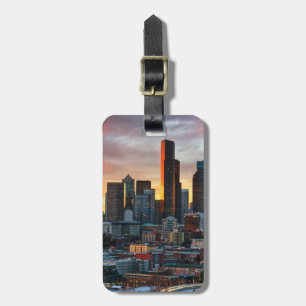 Columbia center and downtown Seattle, Seattle Luggage Tag