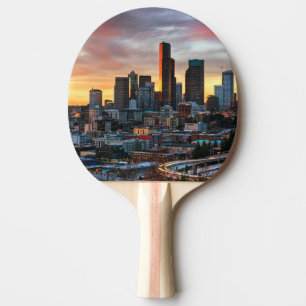 Columbia center and downtown Seattle, Seattle Ping-Pong Paddle